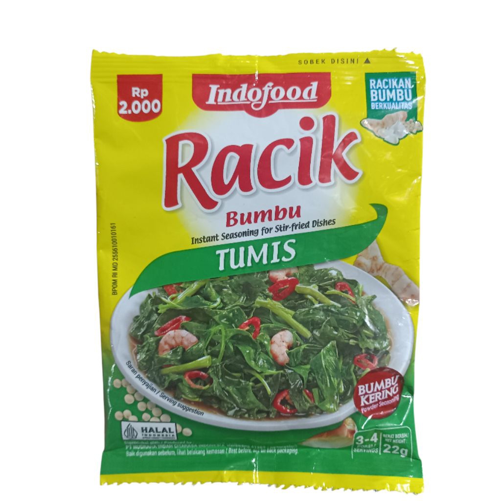 

Bumbu Racik Tumis Indofood Sayur Kangkung 22gr