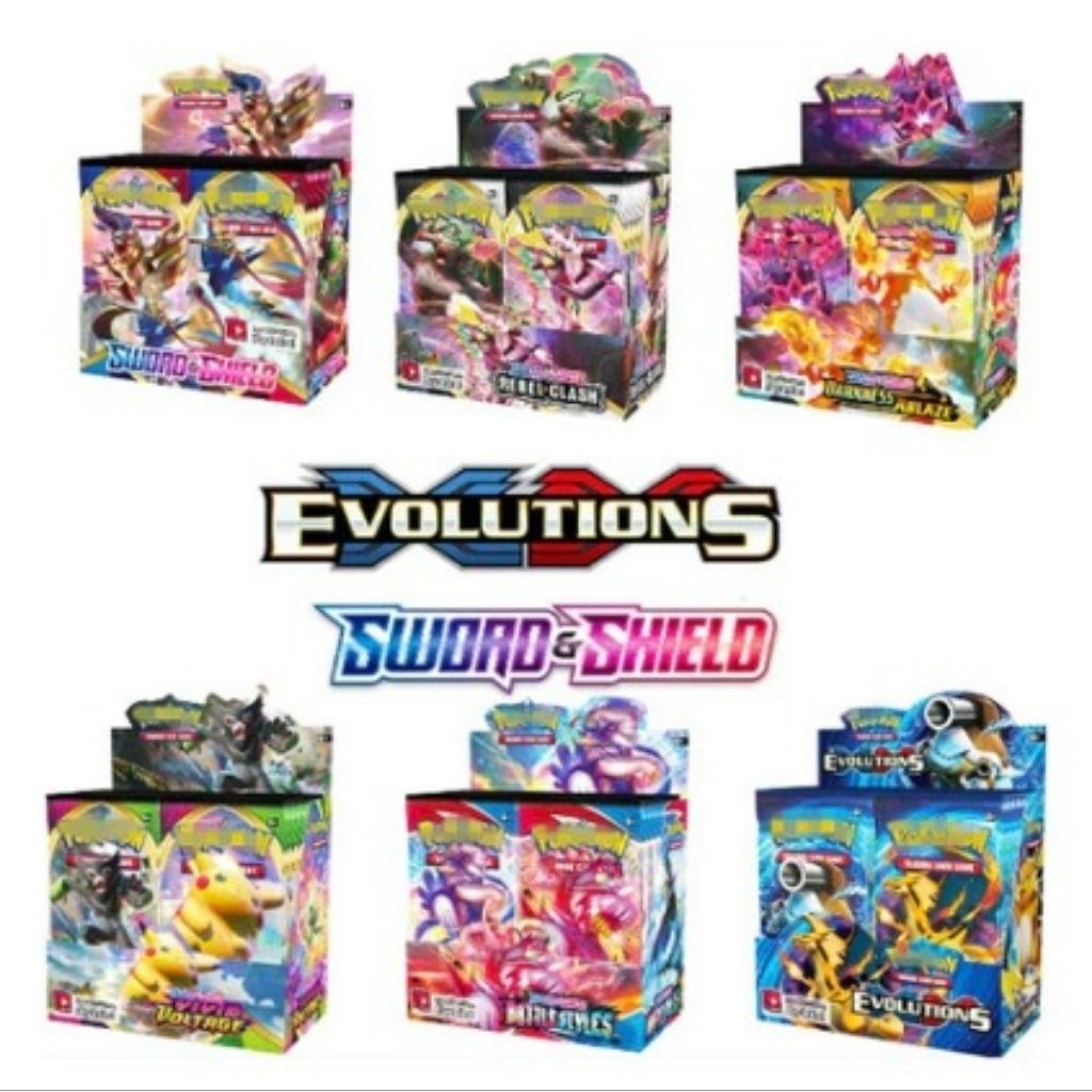 Kartu Pokemon Trading Card Pokemon Booster Pack Evolutions Briliant