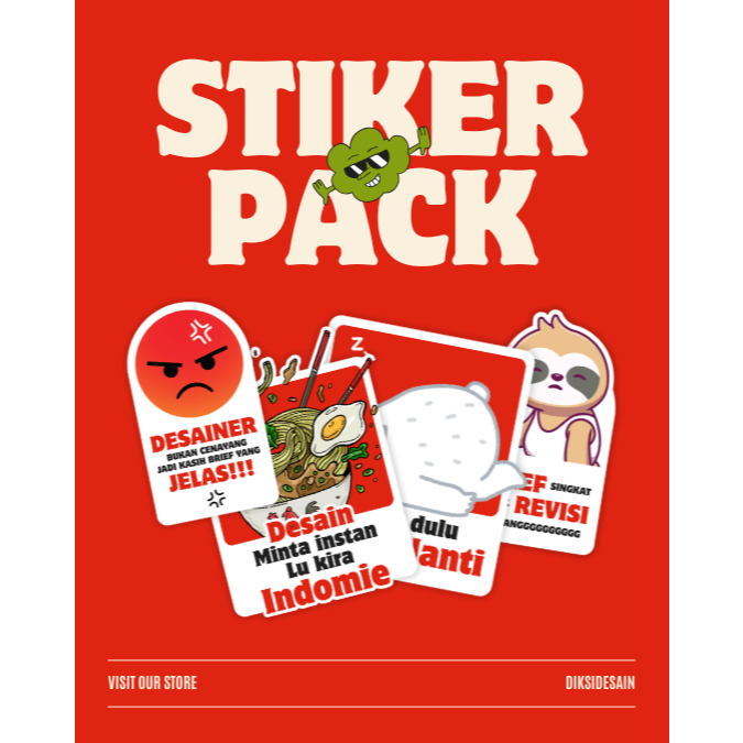 

Stiker Pack keluhan desainer - Diksidesain