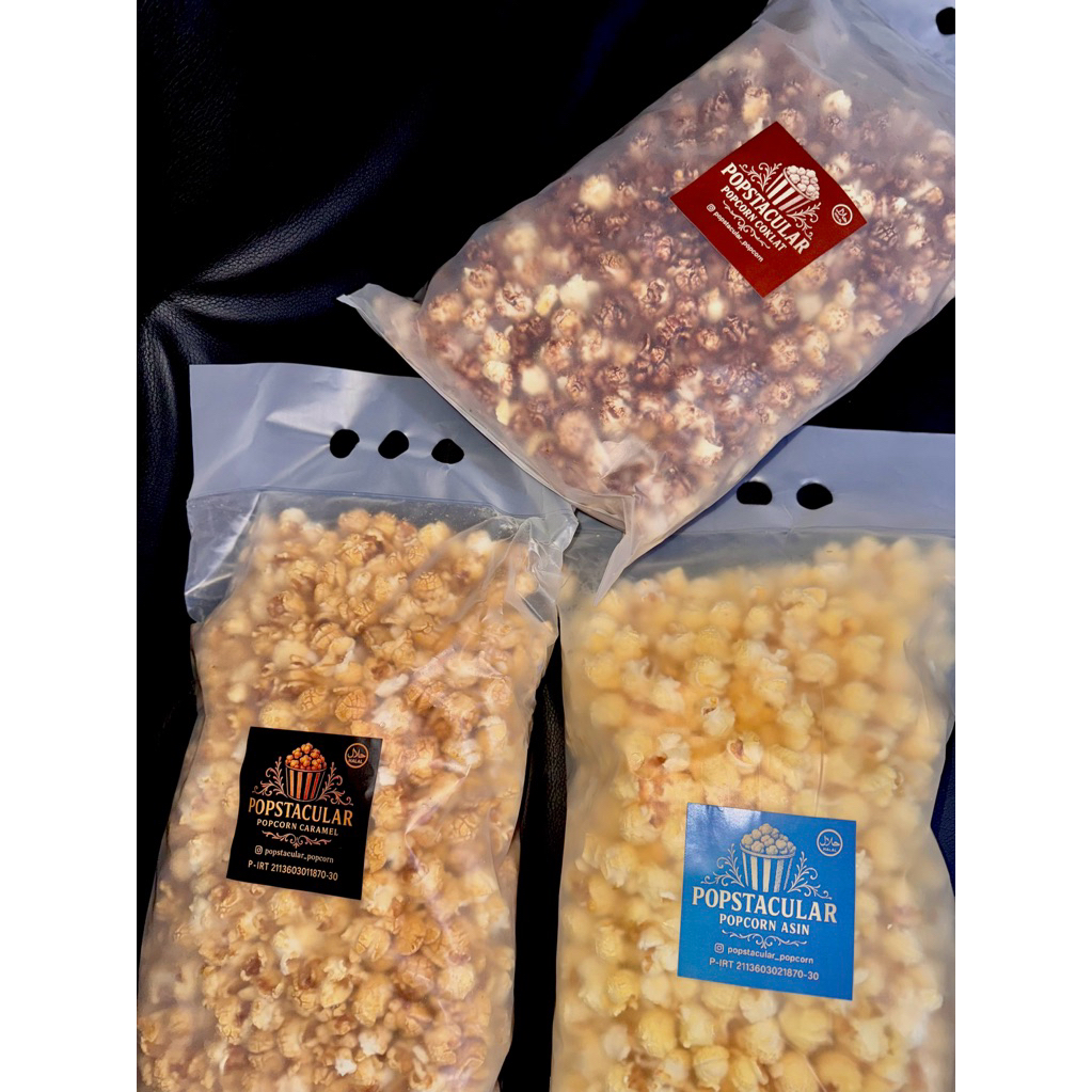 

POPCORN VIRAL! PAKET BUNDLING 3 IN 1. CARAMEL - SEASALT- COKLAT