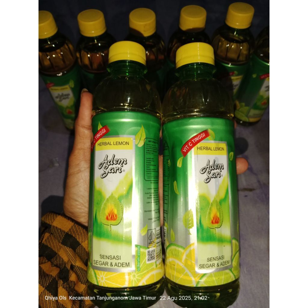 

Adem sari botol rijek 350ml Rasa lemon