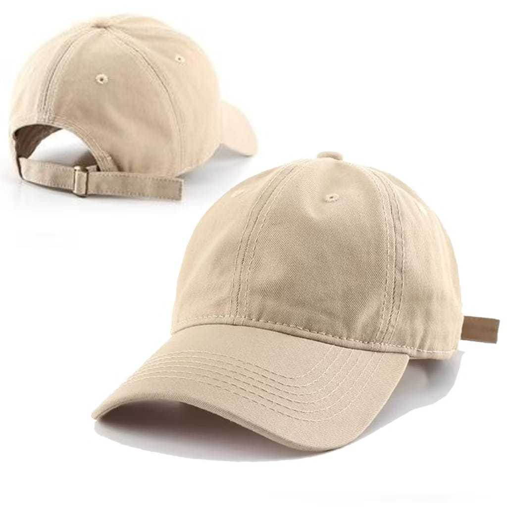 Sileuweu - Baseball Cap Topi Baseball Polos Hitam Topi Bisbol Terkeren Quality Fashion Unisex