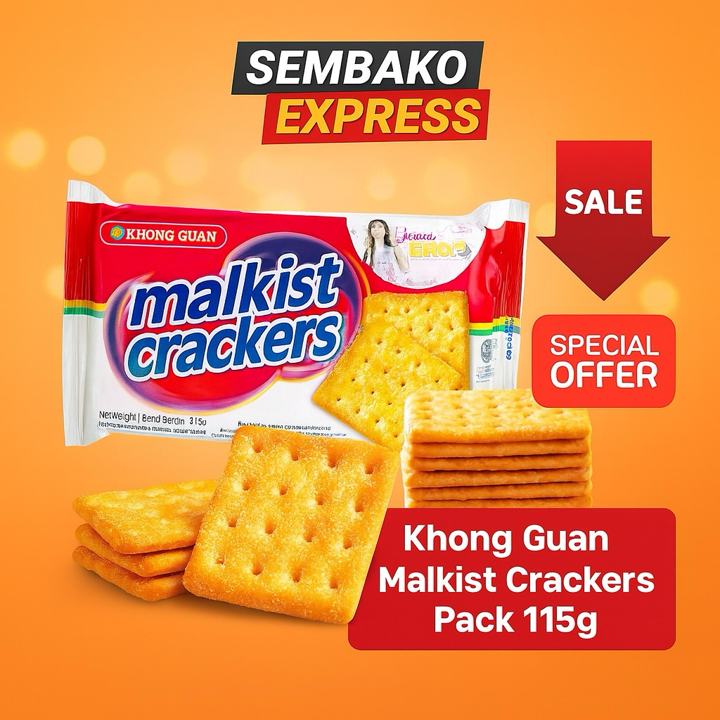 

Khong Guan Malkist Crackers Pack 115 g