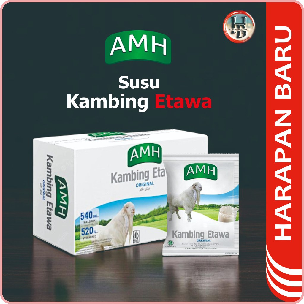 

AMH Susu Kambing Etawa - Kemasan Box 10 x @23g