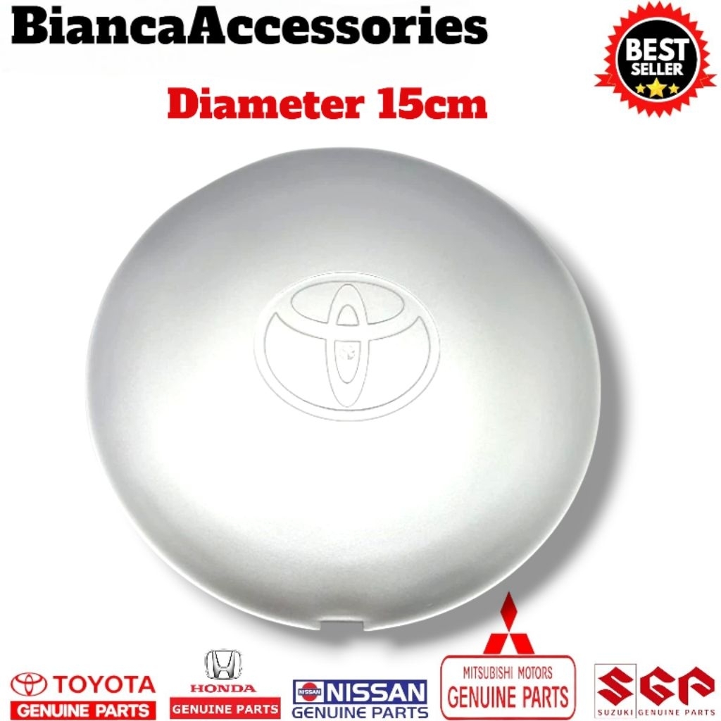 Tutup Velg Kijang Kapsul Tutup Velg LGX Tutup Velg Kijang Grand Diameter 15cm silver