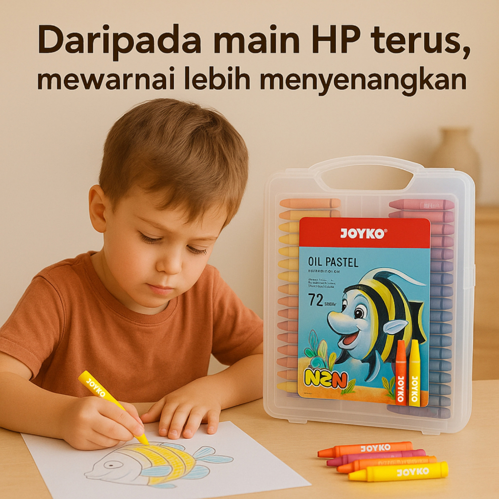 

Plastic Crayon / Krayon Plastik 12/24/36/72 Tidak mengotori tangan ergonomis tidak beracun