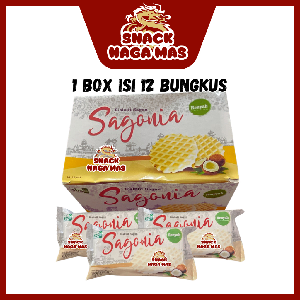 

BISKUIT SAGON SAGONIA 45 GR [1 BOX ISI 12 BUNGKUS]