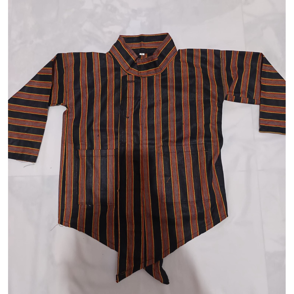 Baju Lurik Anak Laki-Laki Kain Tenun halus tidak Luntur