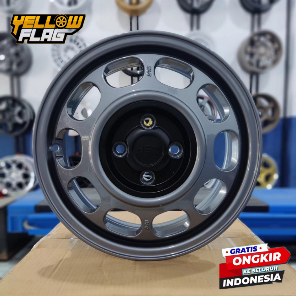 Velg Mobil Ring 14 Untuk Agya Sirion Air Ev Mazda2 Rio Sigra Sirion Karimun Spresso Hsr Klg R14 Grey
