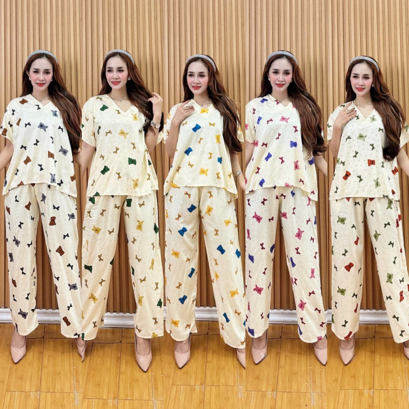 Setelan Rayon Wanita Jumbo – Outfit Santai / Piyama Adem Panjang & Pendek