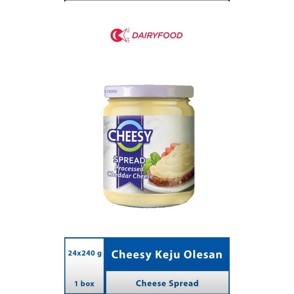 

cheesy cheese spread 240gr, keju oles