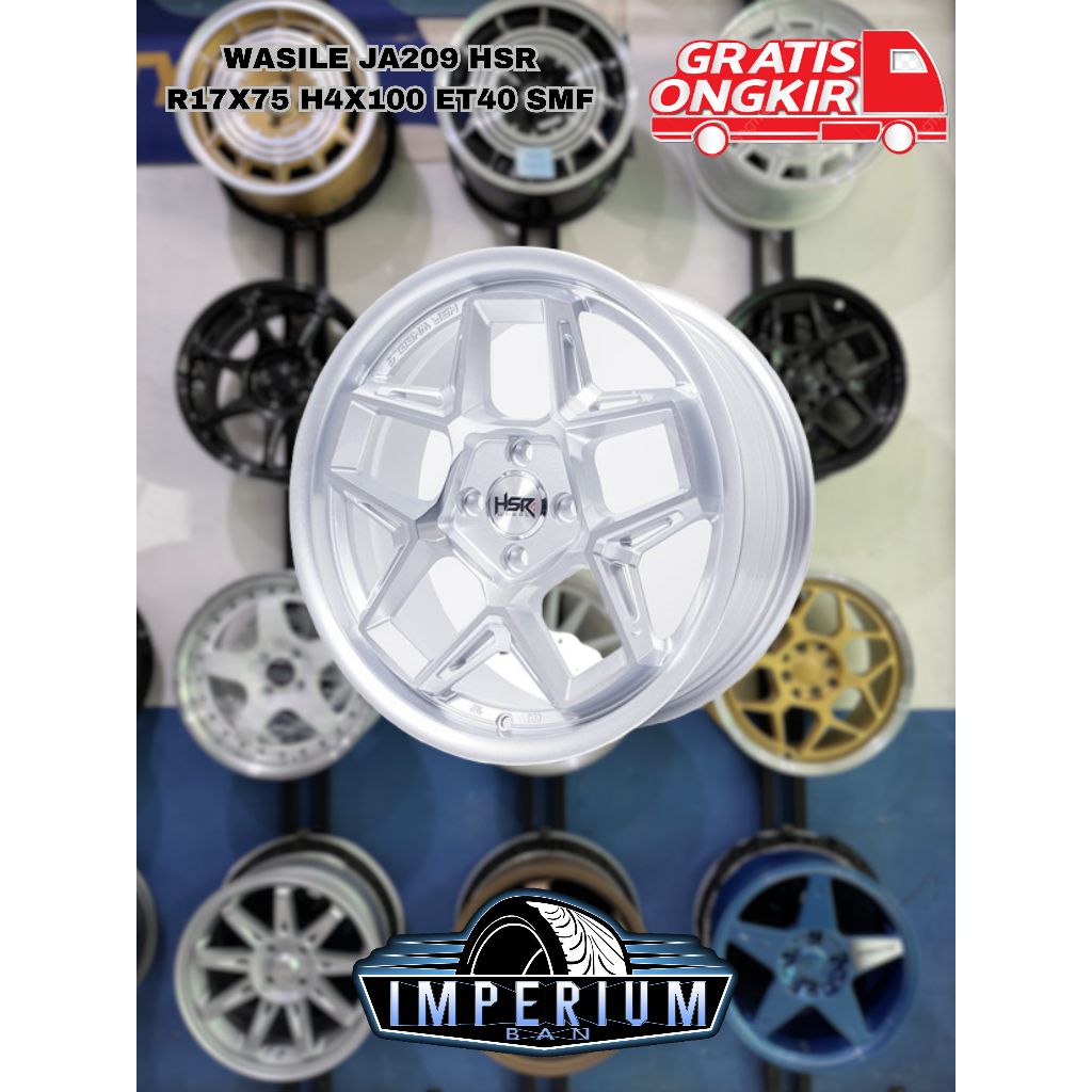 Pelek Mobil Racing Murah Hsr Original Free Ongkir Bisa Kredit R17 Lubang 4 Pcd 100 Velg Mobil Freed 