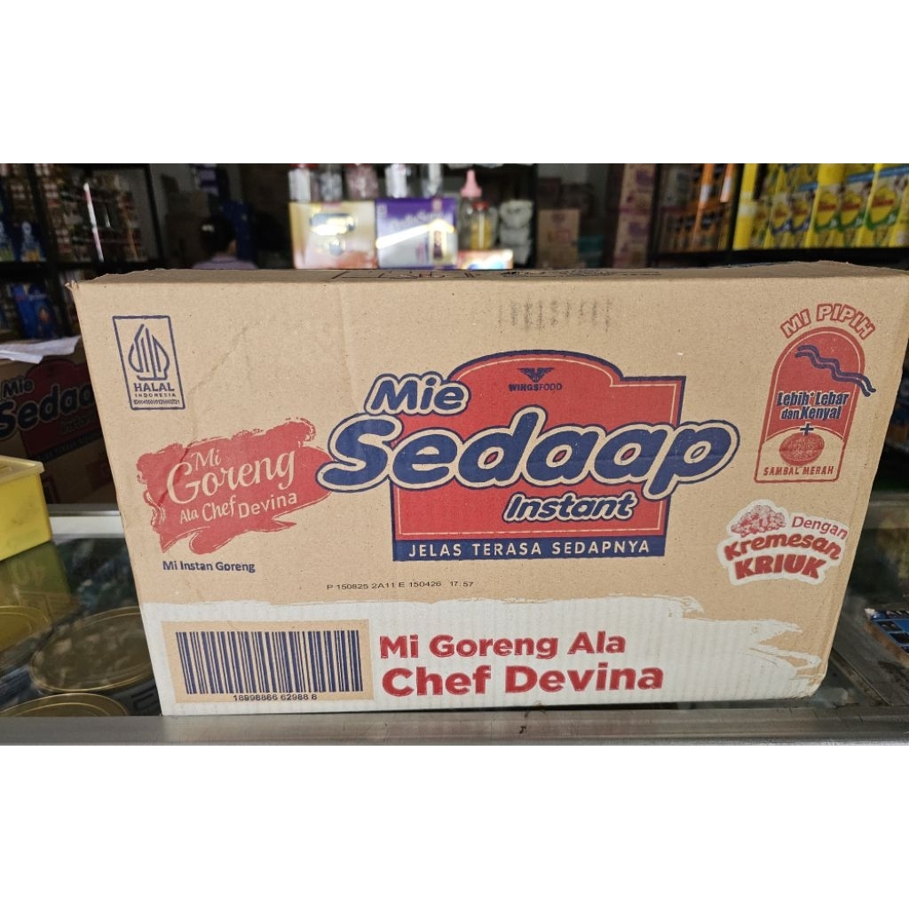 

Mie Sedaap Mi Goreng Ala Chef Devina 93 gram [ 1 Dus Isi 40 Pcs ]