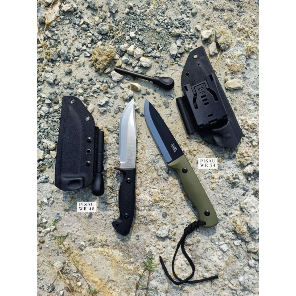 Pisau Tactical Kydex / Pisau Tactical WR 48 dan WR 54
