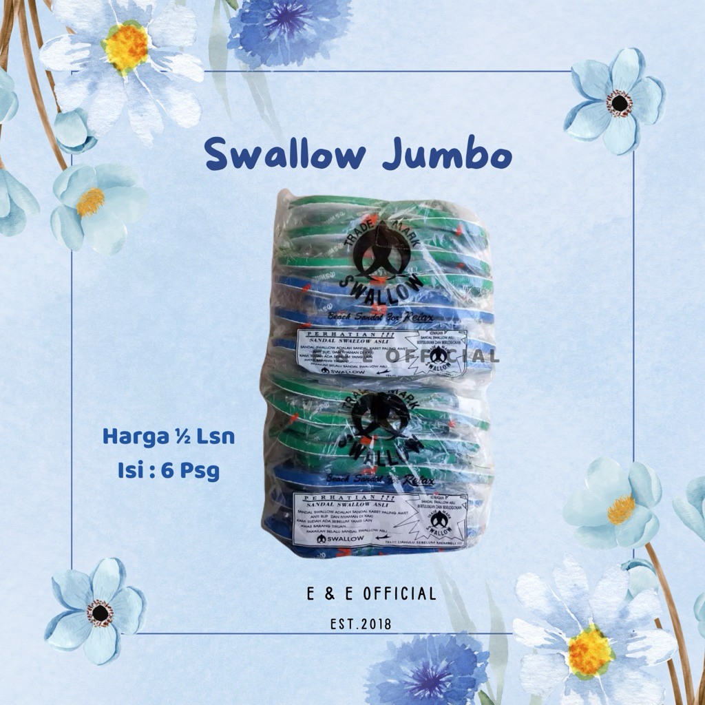 SANDAL JEPIT SWALLAW JUMBO / SENDAL JEPIT COWOK CEWEK / SWALLAW 10-10.5
