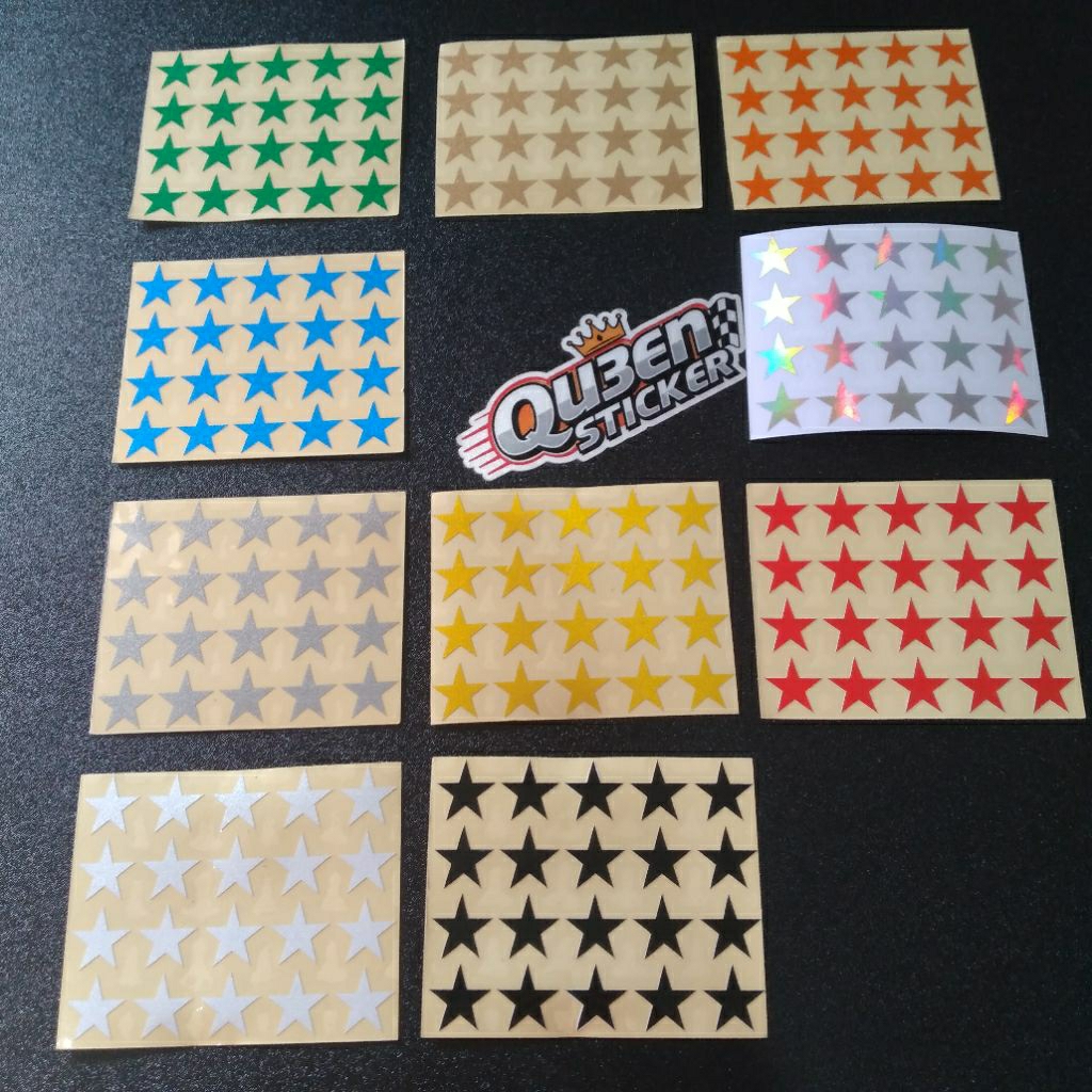 

Sticker Stiker Bintang Citting Reflective Hologram Vinyl
