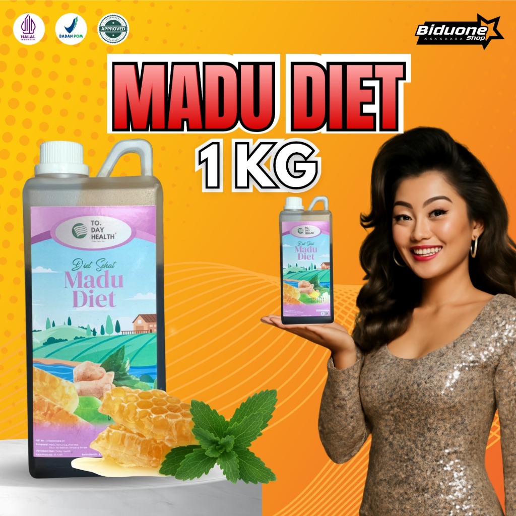 

Madu Diet 1 KG By BIDUONE STORE - Resep Sehat JSR Madu Diet Herbal dan Pelangsing Alami