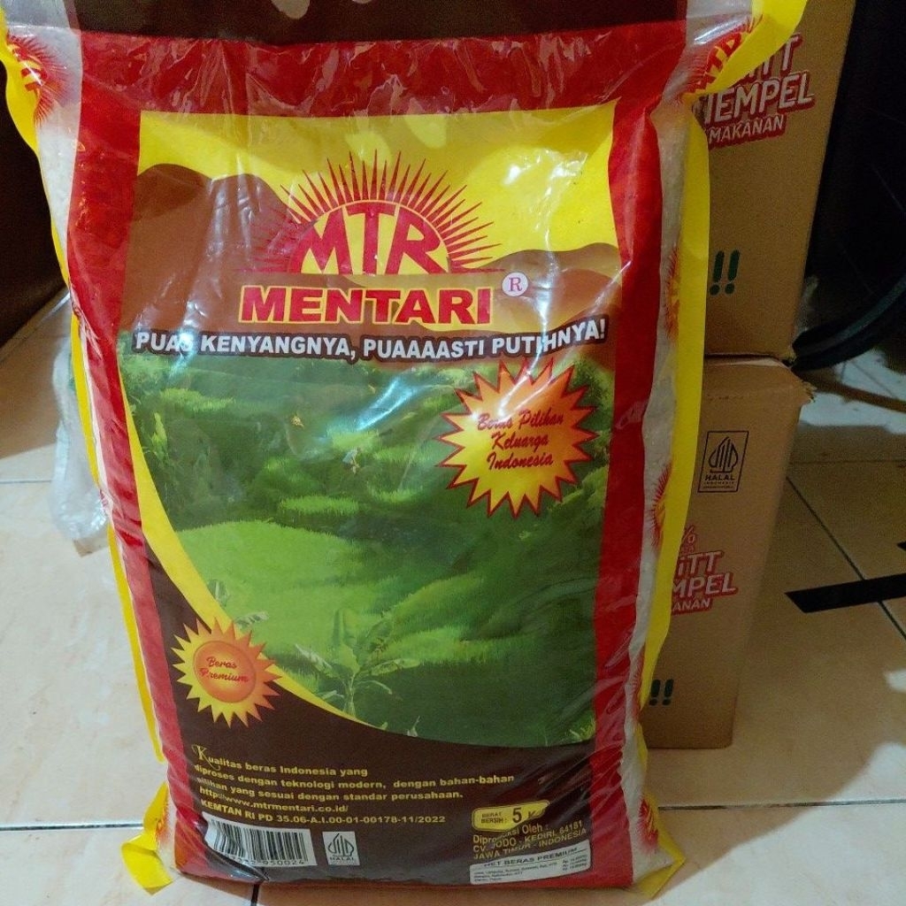 

Beras Mentari 5 Kg