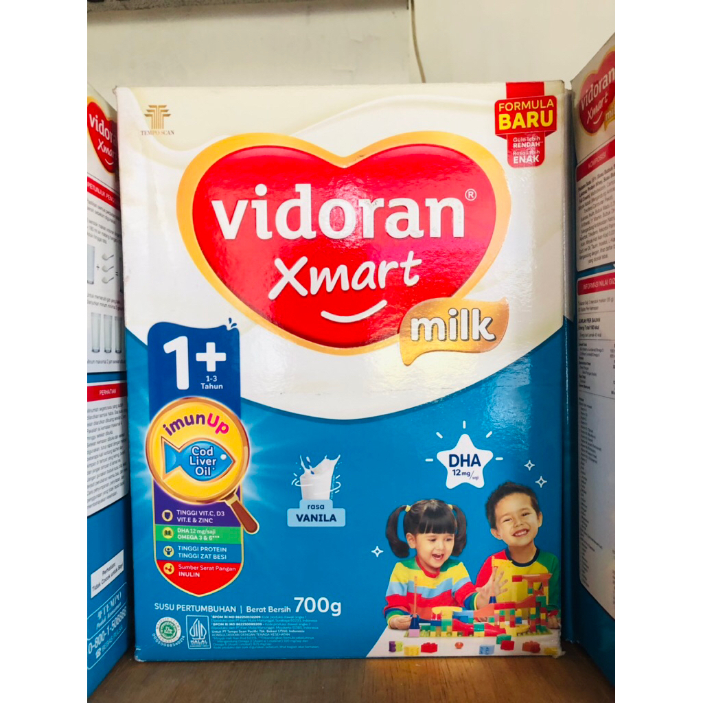 

SUSU VIDORAN XMART MILK 1+ VANILA 700 gram
