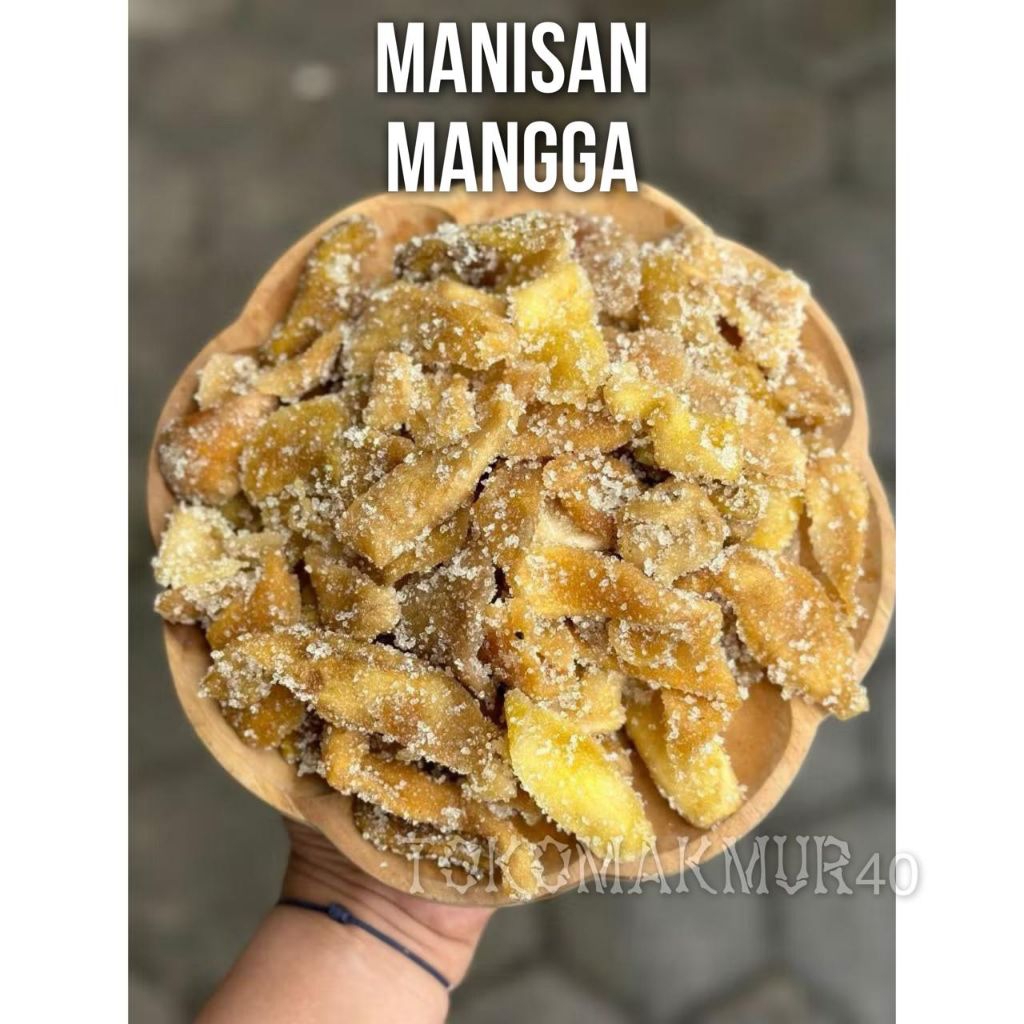 manisan mangga 500 gram. snack manisan mangga kering mangga muda manis asam segar