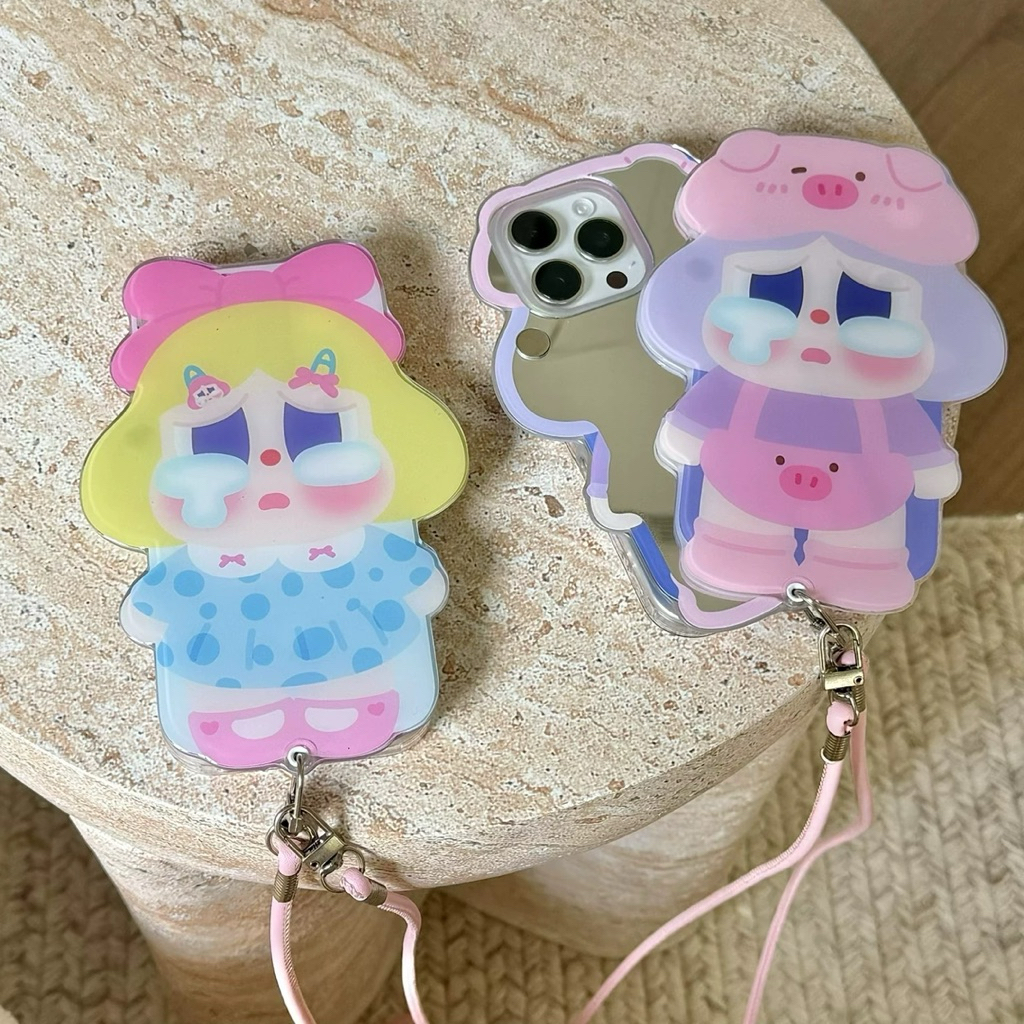 [Pre-order] Couple mirror baby lanyard case iphone 13/14/15/16 case