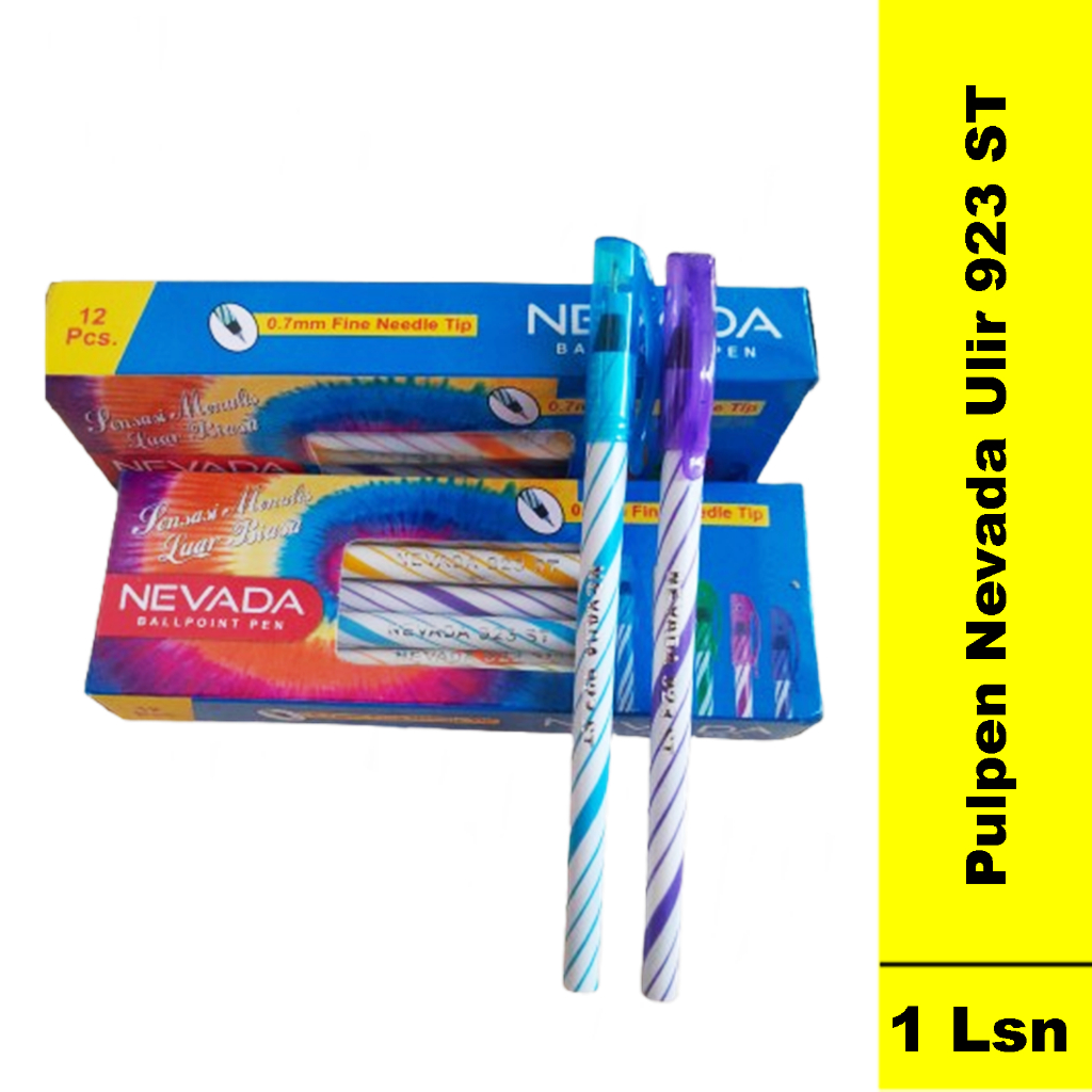 

1 Kotak isi 12Pcs Pena Ulir / Pulpen Ulir Nevada 923ST