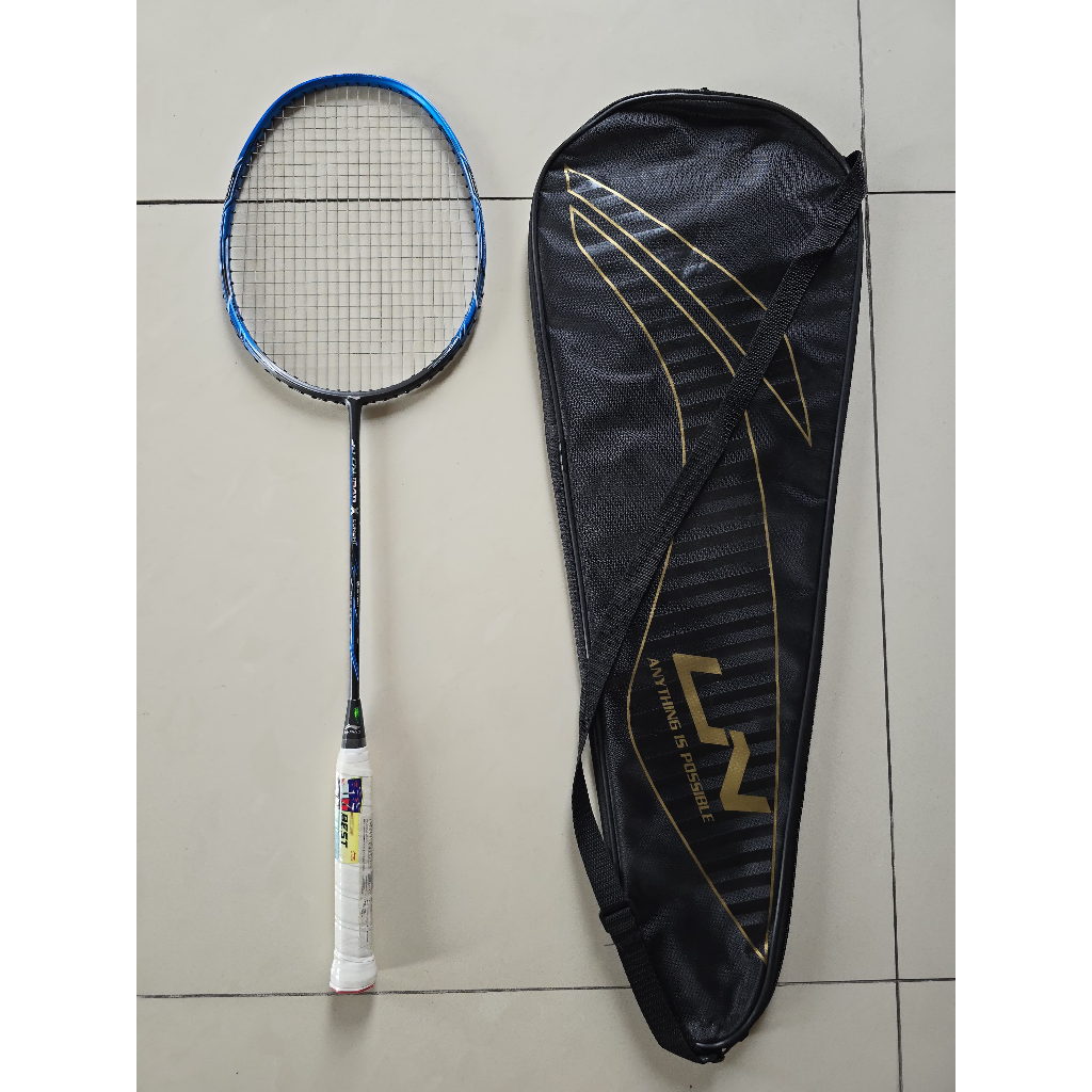 Raket Badminton Bulutangkis Bulu Tangkis Li-Ning Lining 3D Calibar X Combat Ex-Review HR Ten