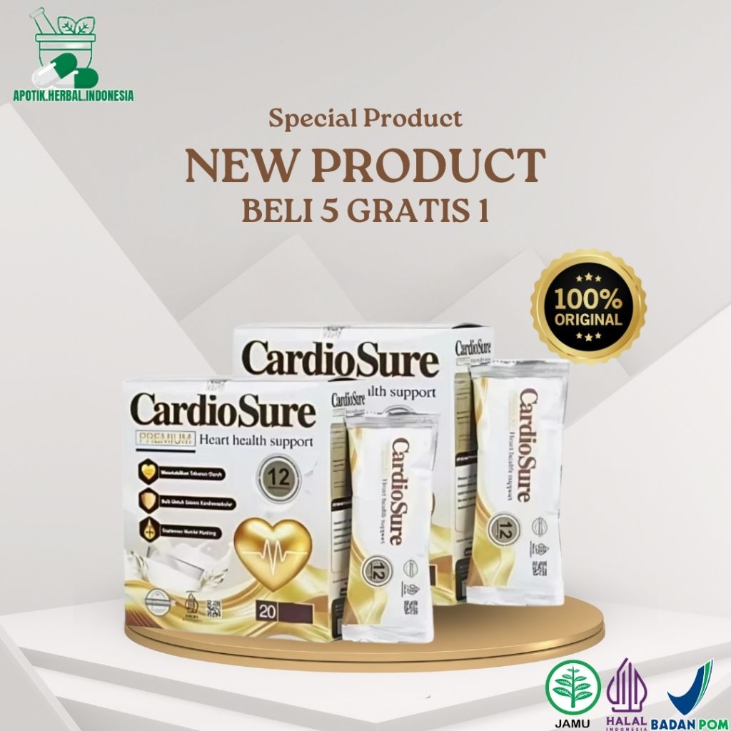 

HARGA PROMO CARDIOSURE SUSU ASLI ORIGINAL MENGATASI HIPERTENSI, KOLESTEROL,ASAM URAT DLL