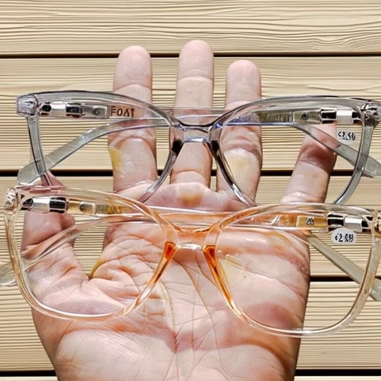 Kacamata Baca Double Baca Dan Jalan Lensa +1.00 sd +3.00 Kacamata Baca Cewek Frame Kokoh 25601 Cocok