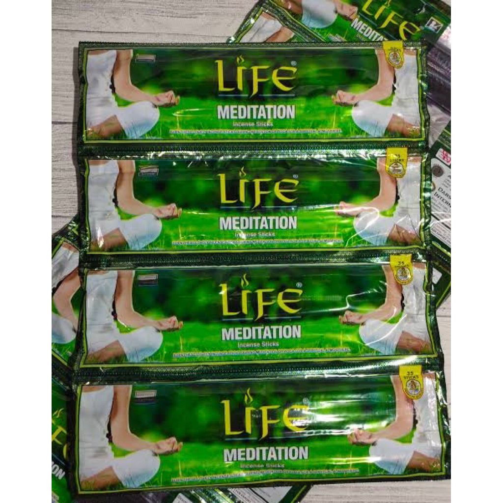 Dupa Hio India Life Meditasi  1 Renteng isi 7| Hio Dupa Life India Aromatherapy isi 7 pouch