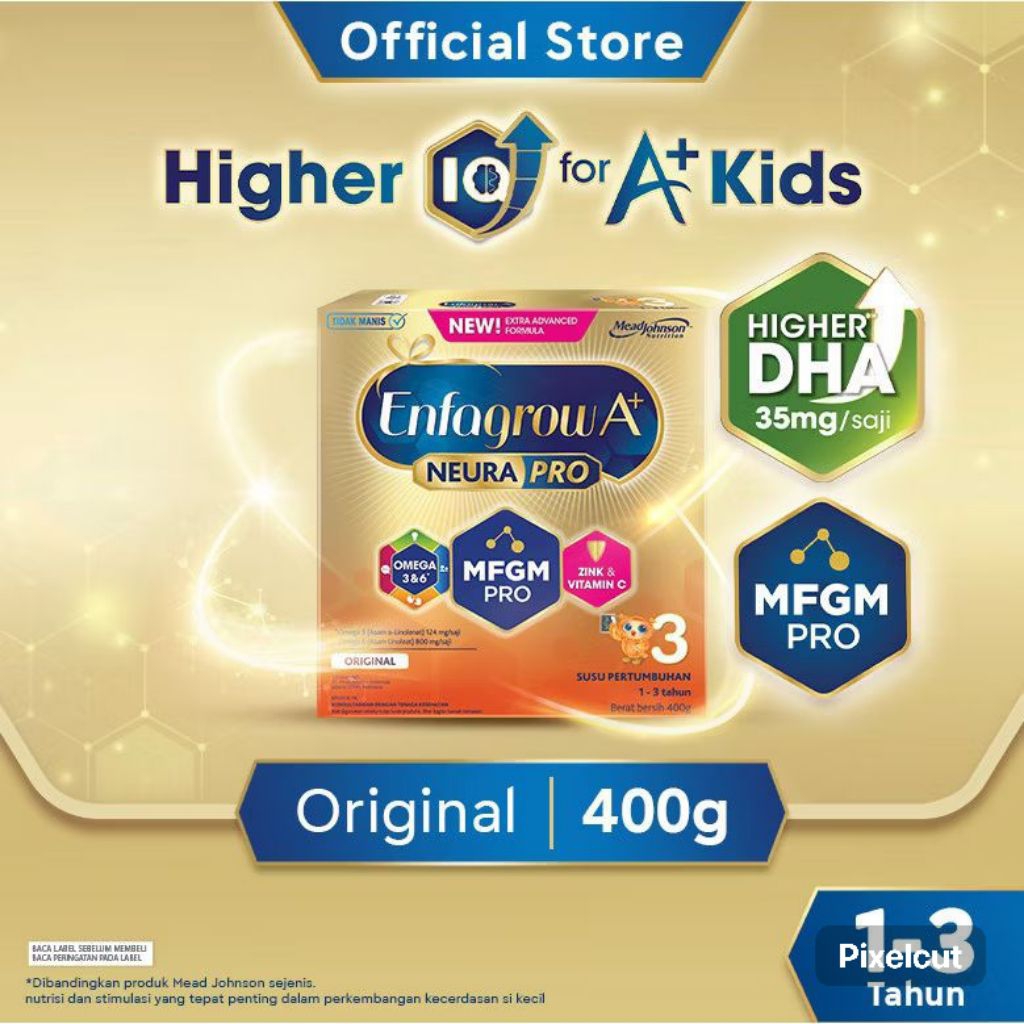 

ENFAGROW A+3 SUSU FORMULA ANAK UMUR 1-3 THN