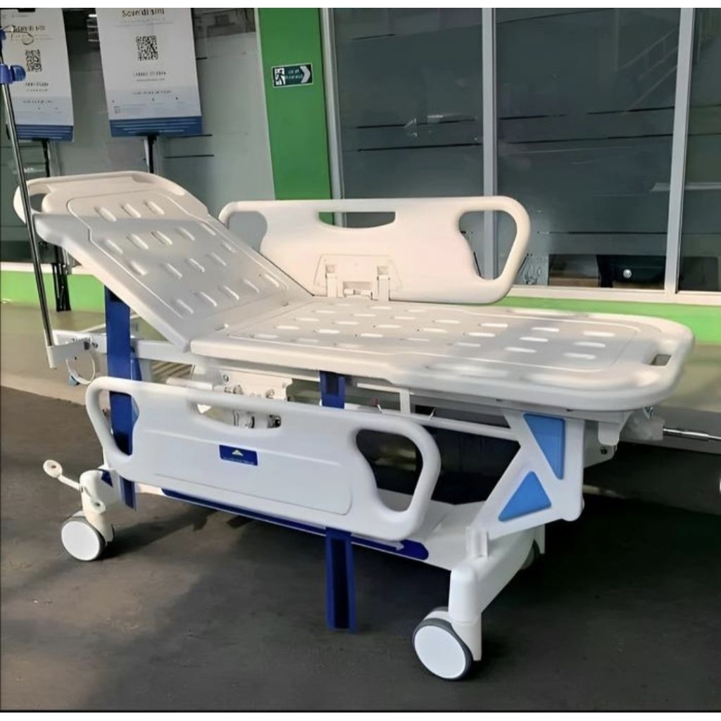 Brankar IGD ABS | Brankar Dorong IGD ABS | Brankar Dorong Rumah Sakit | Brankar Pasien IGD | Brankar