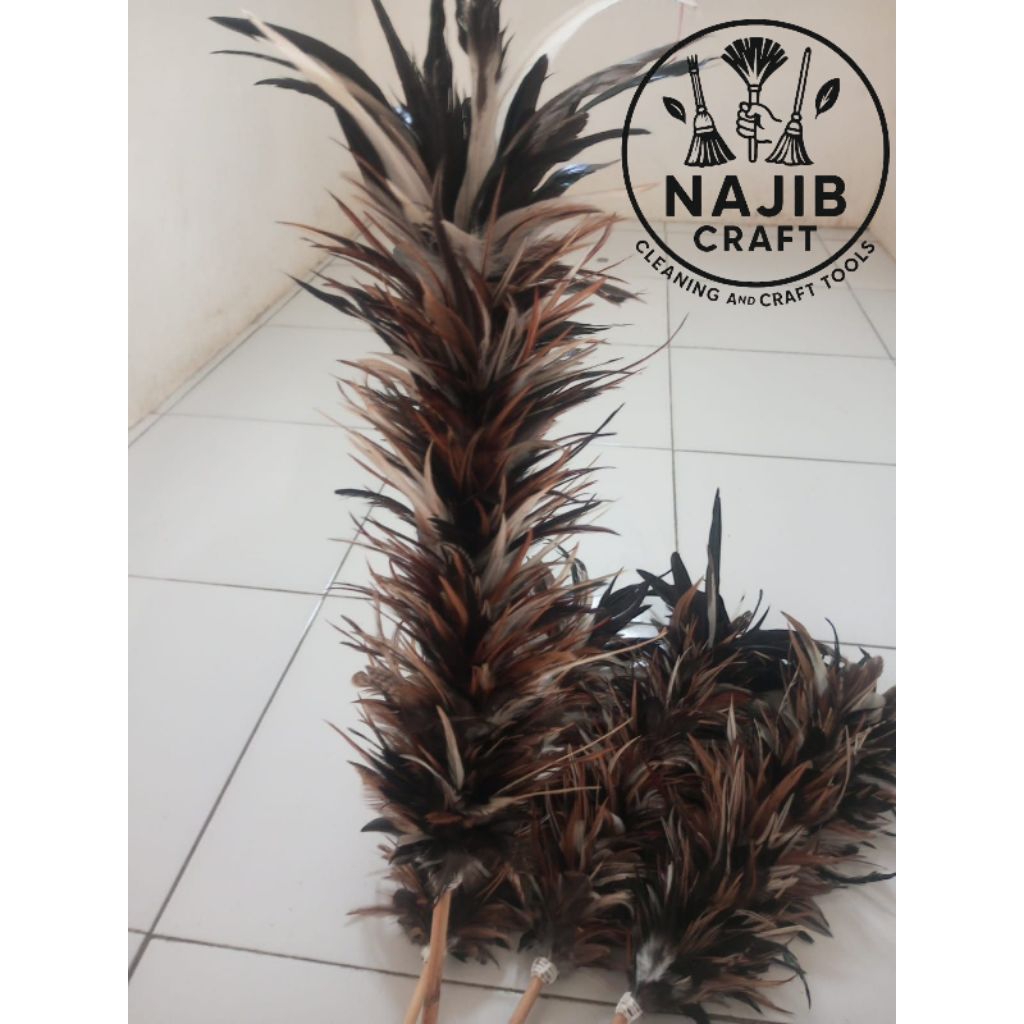 Kemoceng Bulu Ayam Asli (Premium)