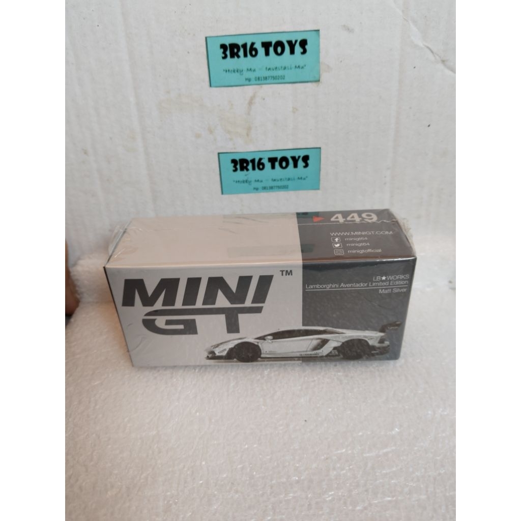 Mini GT Lamborghini Aventador Limited No. 449