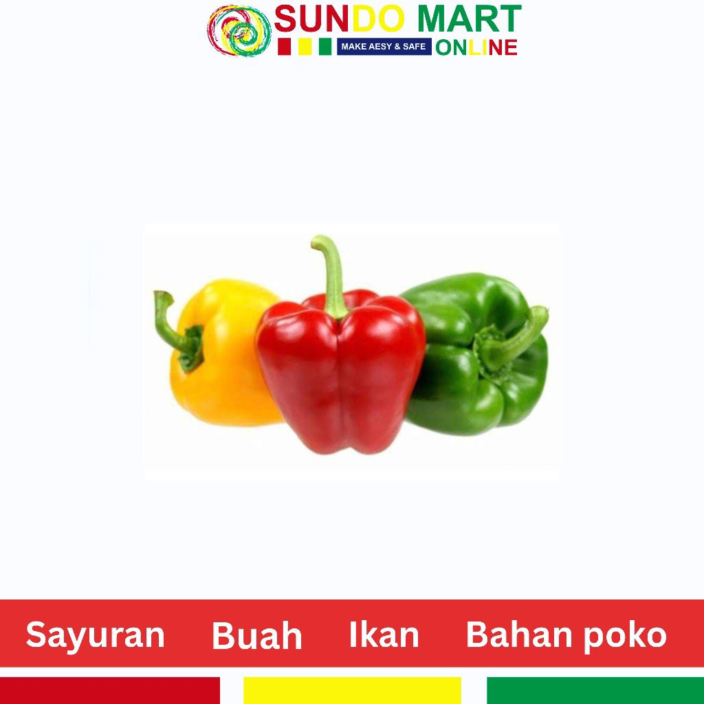 

Paprika merah paprika kuning paprika hijau