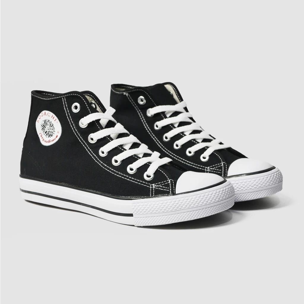 SEPATU SEKOLAH KODACHI HITAM PUTIH ANAK DEWASA