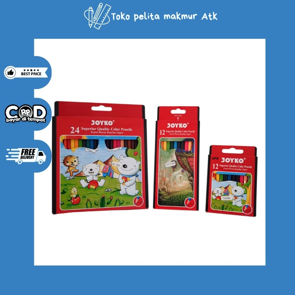 

PENSIL WARNA JOYKO SUPPER QUALITY