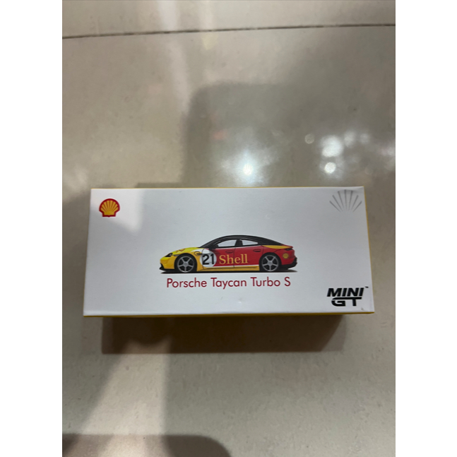 MiniGT Shell 263 Porsche Taycan Turbo S