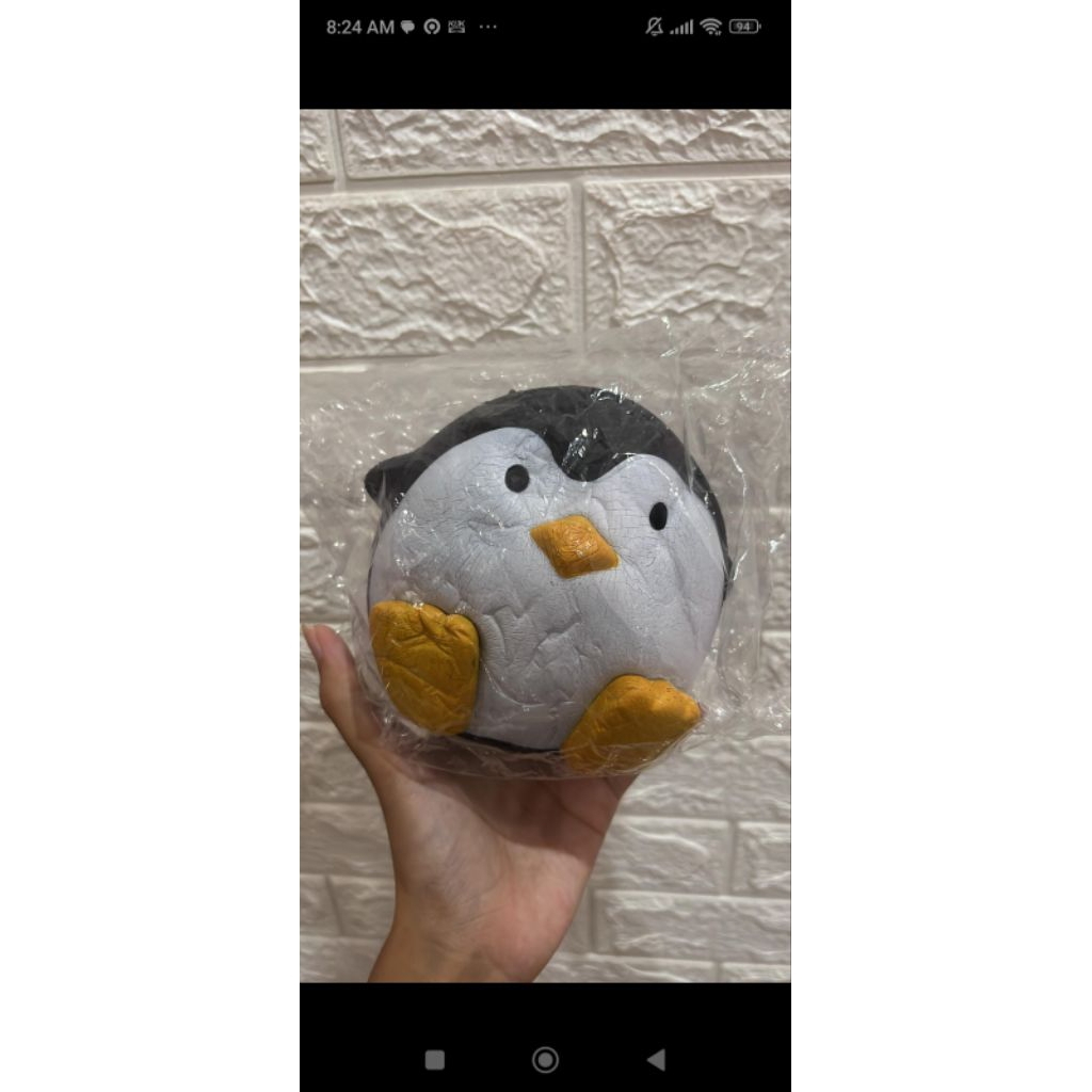 preloved squishy ksi penguin