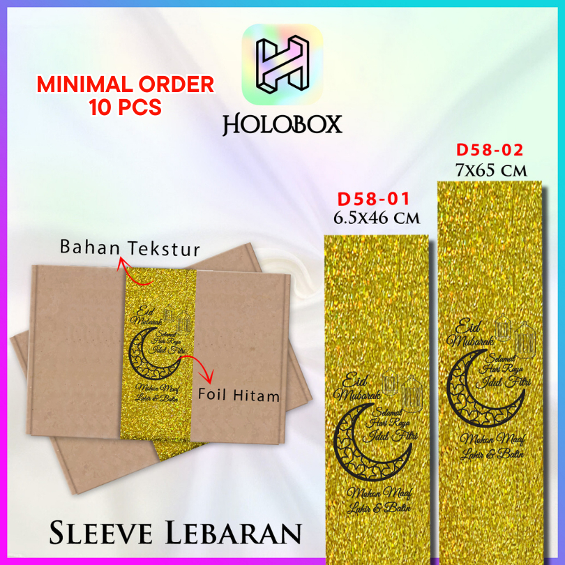

Sleeve / Paper Belt / Lebran / Idul Fitri / Hologram / Aksesoris / Dus / Box / D58