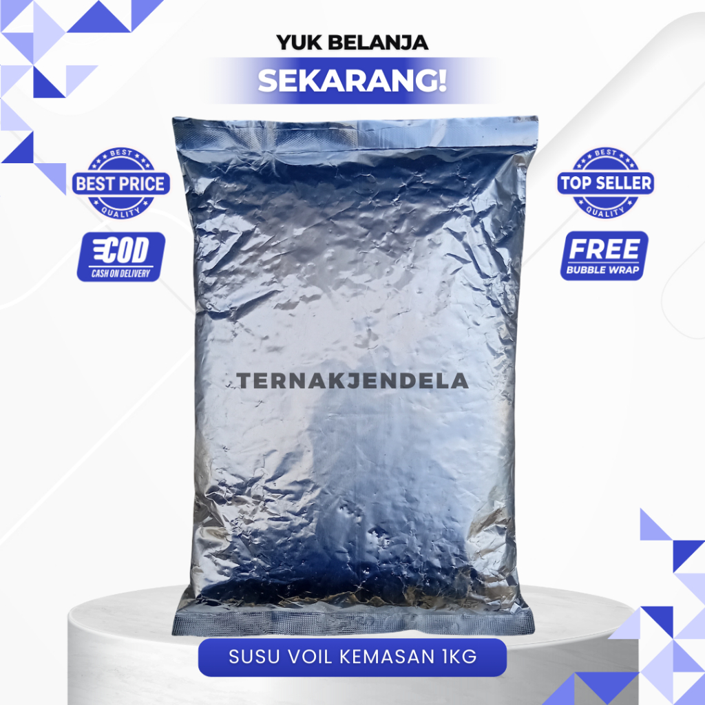 Susu Voil Kemasan 1kg Untuk Ternak Pengganti Indukan, Susu Rijek, Susu Foil, Susu Expiyed, Expired