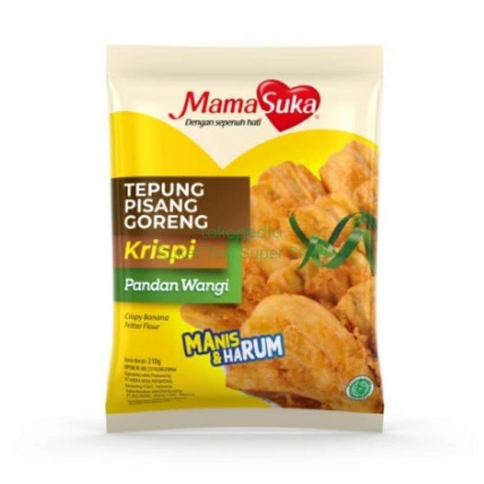 

MamaSuka - Tepung Pisang Pandan Wangi 210gr (Harga 1 Pak = 8pcs)