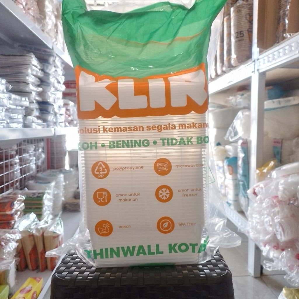 Klir Thinwall Kotak ukuran 2000ml