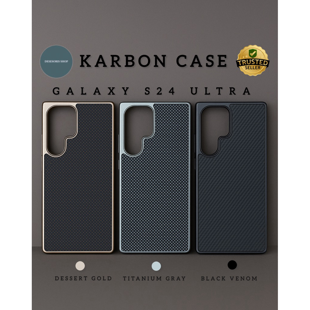 Karbon Case Samsung S24 Ultra Casing Magnetic Carbon LikGus