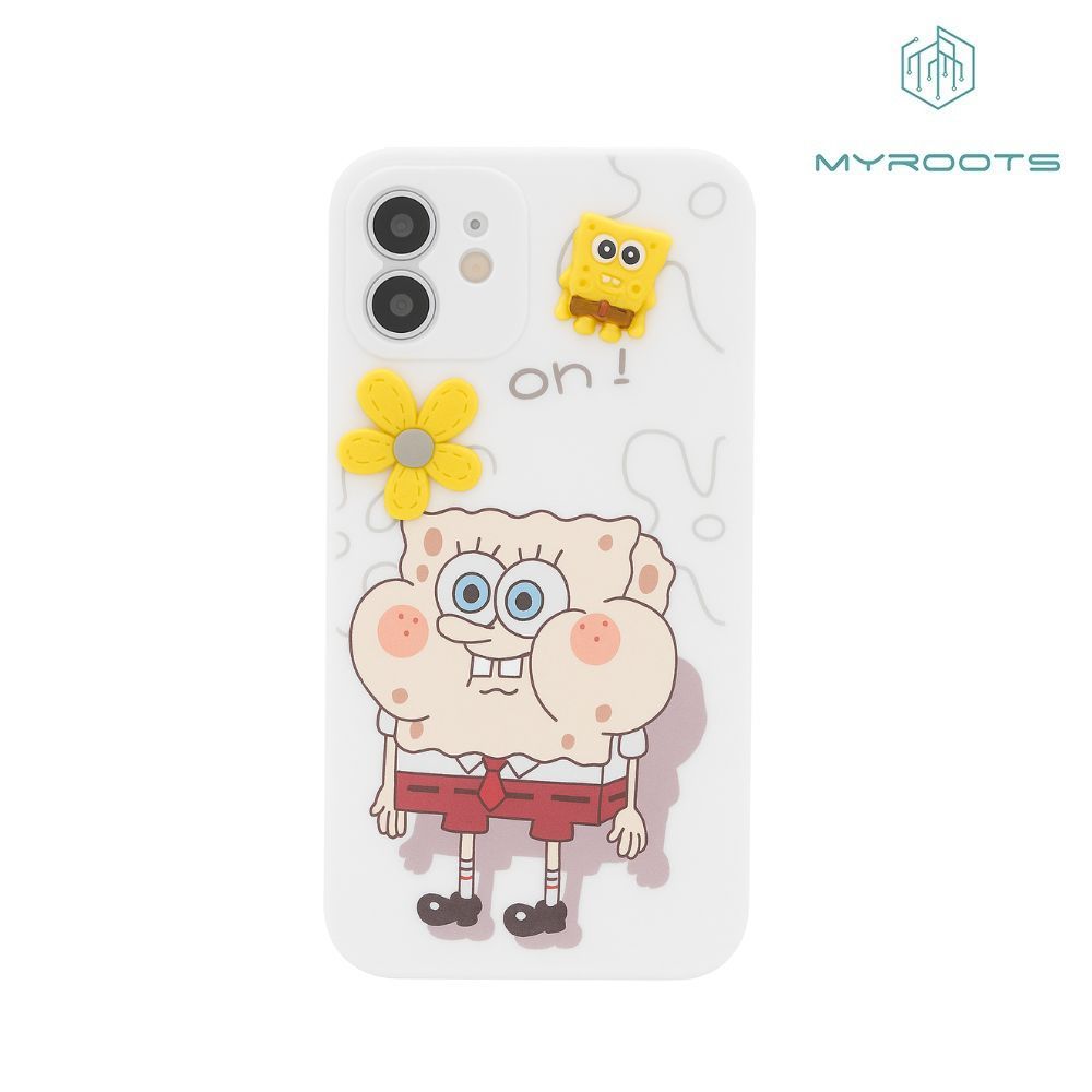 Soft Case 3D Spongebob - Patrick For Iphone X Xs Max Xr 13 11 12 Pro Max Mini