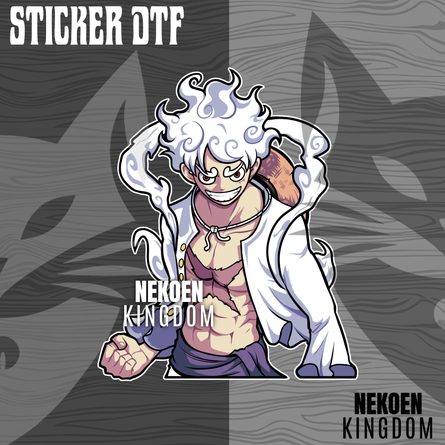 

Sticker UV DTF Luffy joyboy art By nekoenkingdom