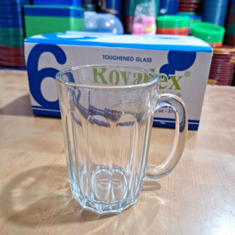ROYALEX Gelas Kaca Jumbo FM 360 & FM 300 / Cangkir /Mug Kopi / Gelas Tangkai Royalex Original