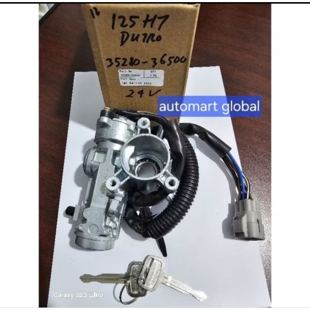 kunci kontak Dutro 125ht 130ht 12 volt  24 volt