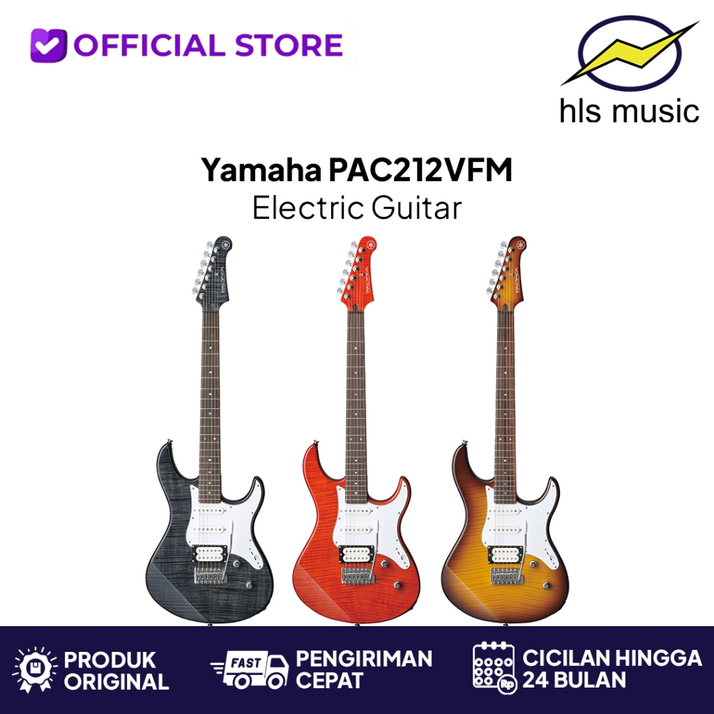 Yamaha Pacifica 212 VFM / PAC212VFM Gitar Elektrik Original