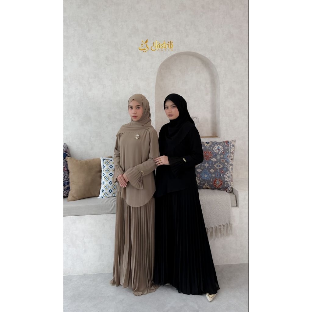gamis set hijab segi empat